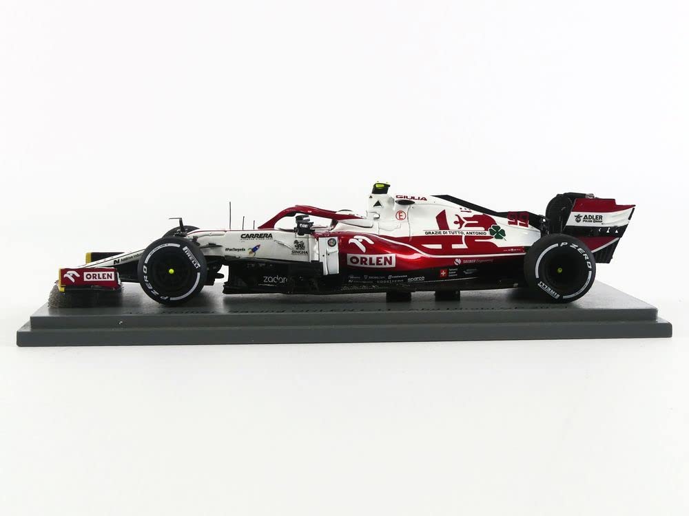 Spark Alfa Romeo Racing ORLEN C41 2021 F1 Abu Dhabi GP Giovinazzi 1/43 #99 A.