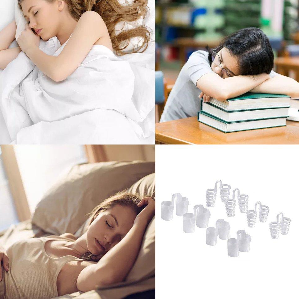 Buy 8pcs Stop Snoring Nose Vents Clip Anti Snore Sleep Apnea Nasal