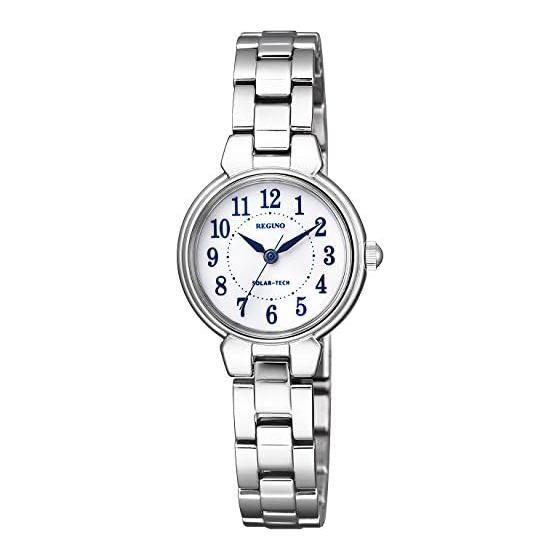 [CITIZEN] Watch REGUNO (Solar/Waterproof/Simple) KP1-012-11 Solar Tech Women s Casual Business Bracelet Small Analog Arabic Numerals Second Hand Blue