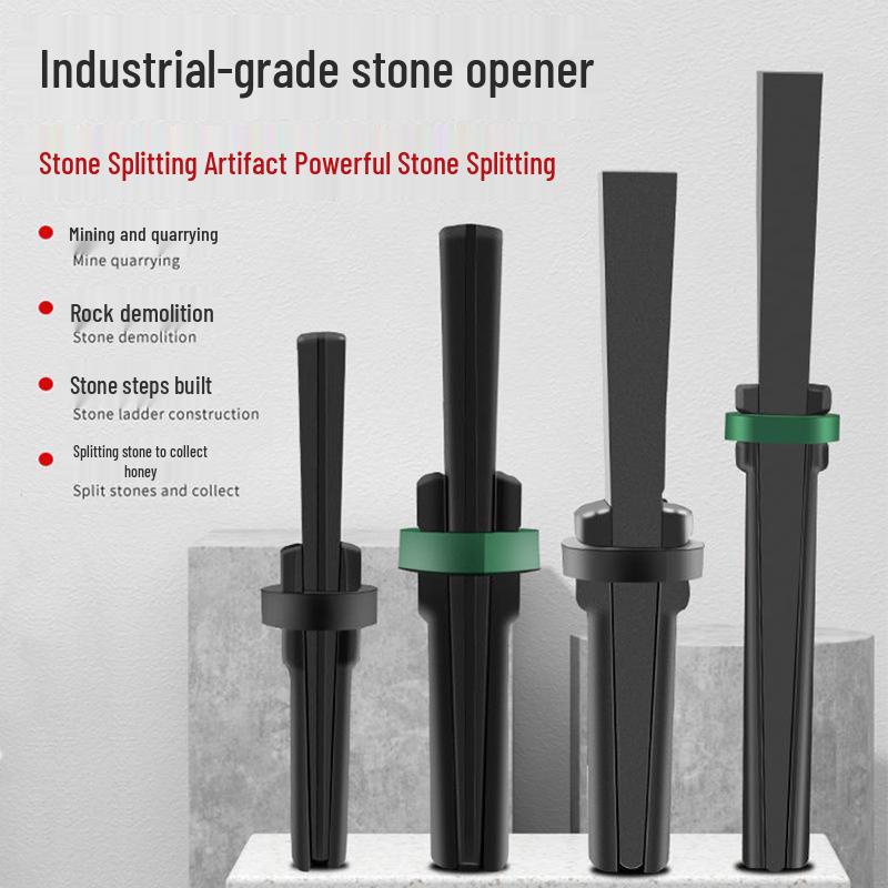 Stone Splitting Wedge and Chisel Tool for Stonemasons