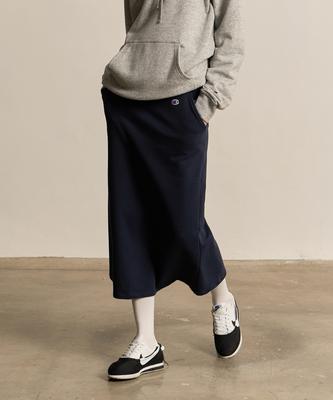 Champion Women'S C-Logo Long String Skirt Normal Navy