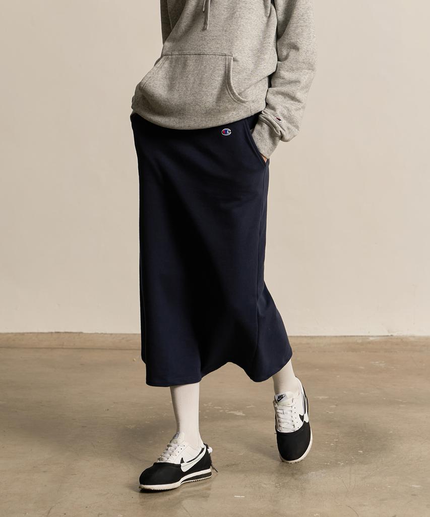 Champion Women'S C-Logo Long String Skirt Normal Navy