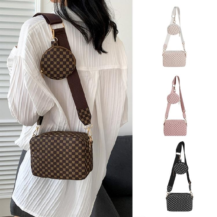 Small Crossbody Purse with Coin Purse Soft PU Shoulder Side Handbag