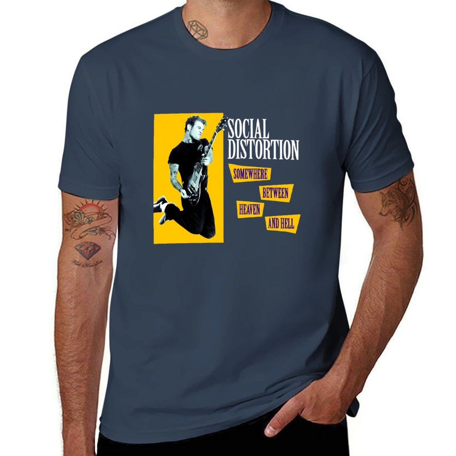 Футболка Social Distortion футболка мужская повседневная футболки дизайнерская Футболка S