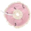 Small Pet Elizabeth Collar Protective Circle Nursing Ring for Guinea Pig Rabbit Sugar Glider Pink L Size
