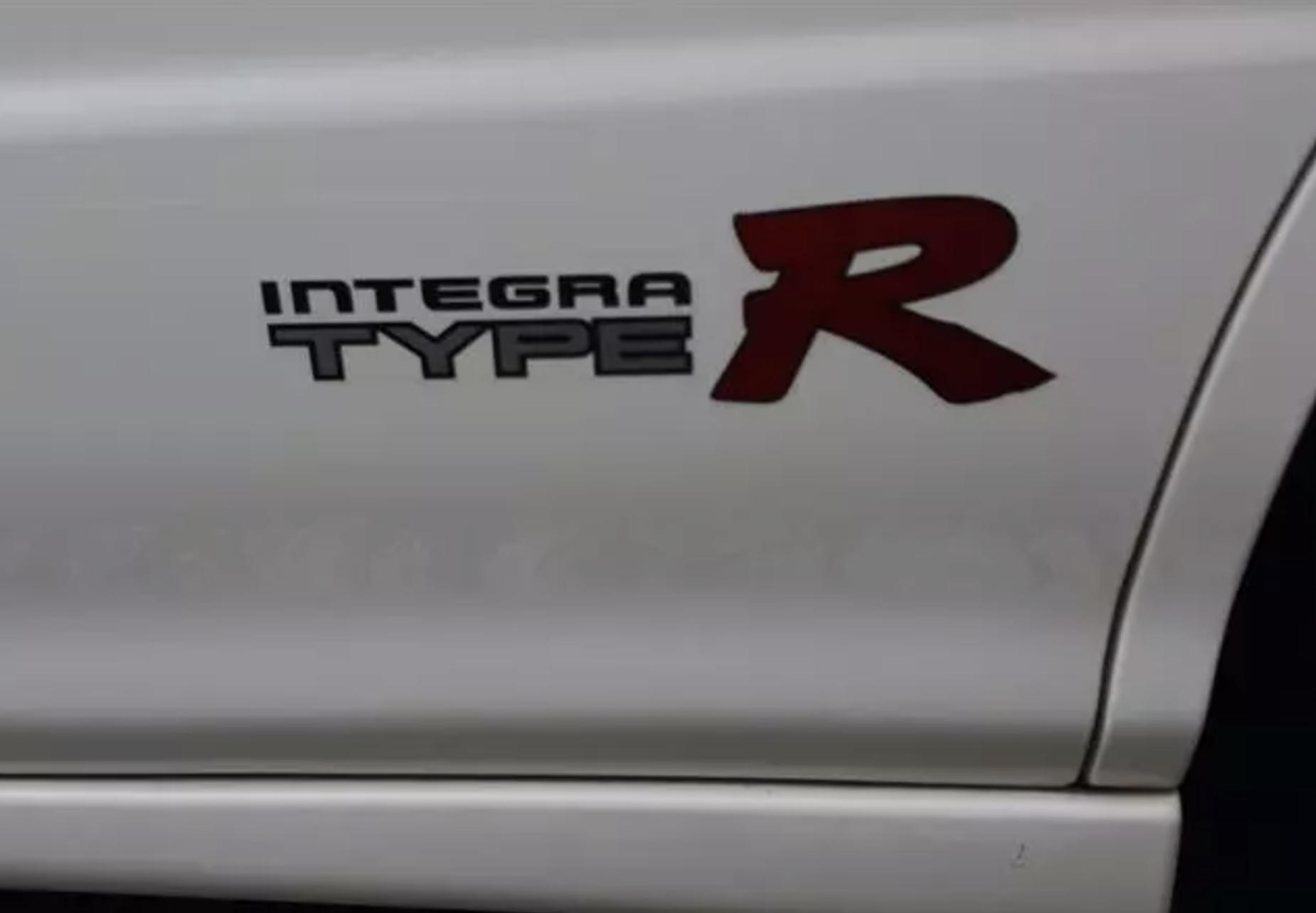 

DC2 Integra TYPE-R BLACK Rear Side Fender Decal Sticker Set JDM HOND