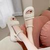 Platform Sandals Summer Fairy Wind Pearl Fashion Casual One Word Roman Beach Women's Shoes