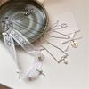 Fashion Neck Jewelry Pendant Necklace Lace Necklace Bowknot Necklace Fashion Star Pendant Necklace Gift for Women Girls