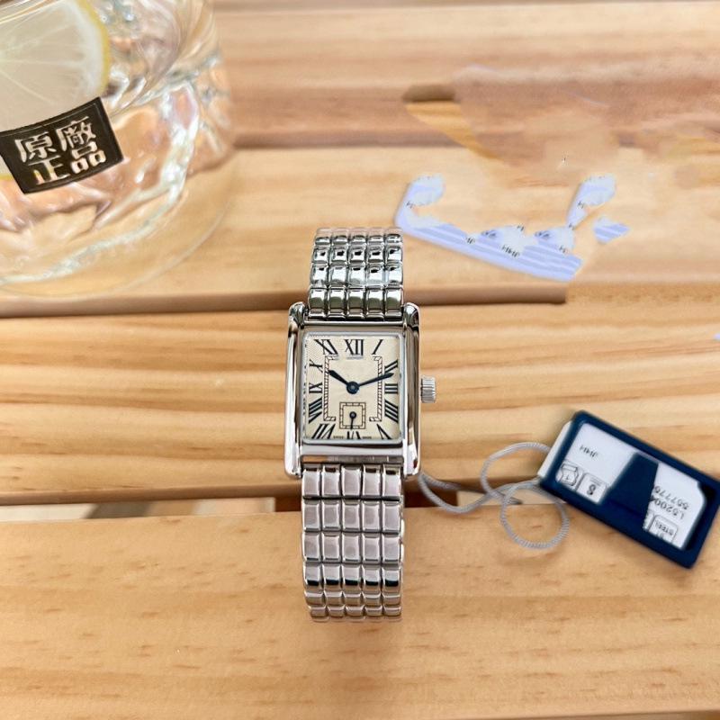 Montre Longines Quartz Venus Cube pour Femme avec Bracelet en Acier - Montre-Bracelet Élégante et Fashion
