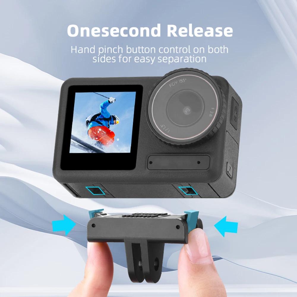 Magnetic Quick Release Adapter Mount For DJI OSMO Action 5 Pro/4/3 Camera Foldable Ultra-light High Capatibility Mount Accessory