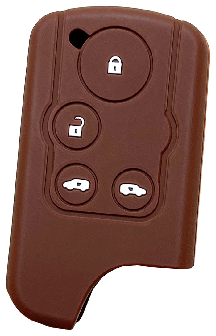 

[ИКТ] Силиконовый чехол для смарт-ключа Honda 4 кнопки для Brown/Freed/Ellision/И т.д.; Идеальный размер! Идеально для