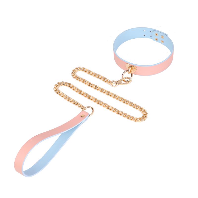 Hot Sexy Genuine Leather Bondage Kits Restraint Set Handcuffs Collar Gag Rabbit Vibrators Adult Sex Toys For Women Couples