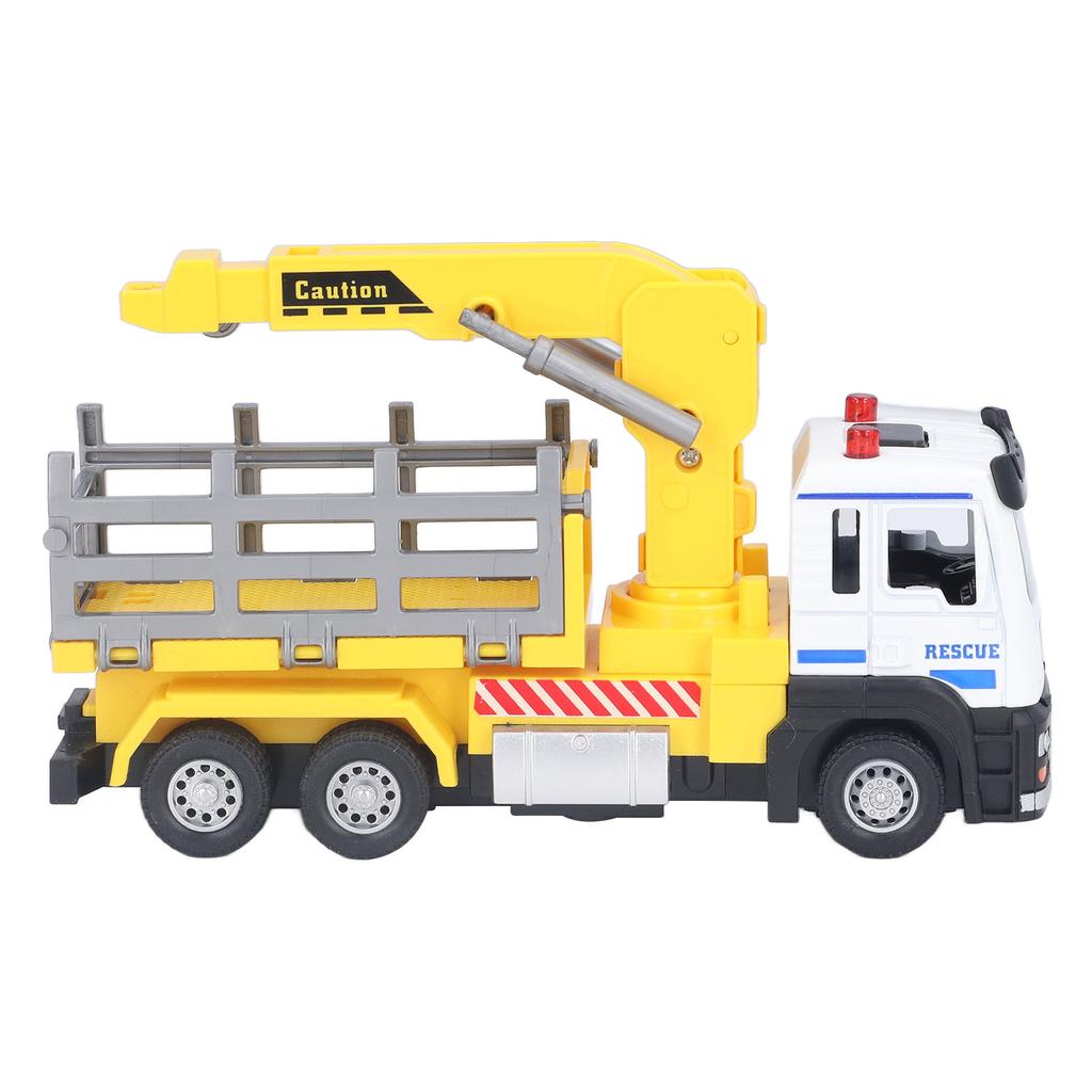 Holztransporter Spielzeug 1:32 Log Fahrzeugmodell mit Licht- und Musikeffekt für 6 Jahre und älter Gelb