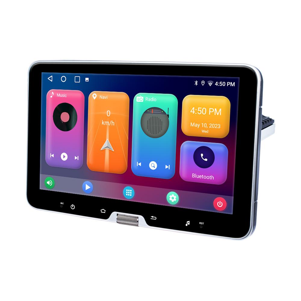 

1din Android 10,1-дюймовый автомобильный стерео радио с поворотным сенсорным экраном для универсального Carplay GPS-навигатора Bluetooth WIFI авторадио 10.1ICNH