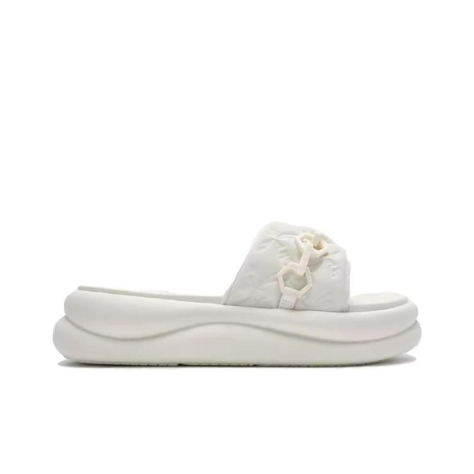 FILA Sponge Dolphin Breathable Casual Retro Quick-Dry Slide Sandals Women sandals White F12W422501FGD