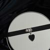 Big Bell PU Leather Harajuku Maid Style Hip Hop Choker Necklace