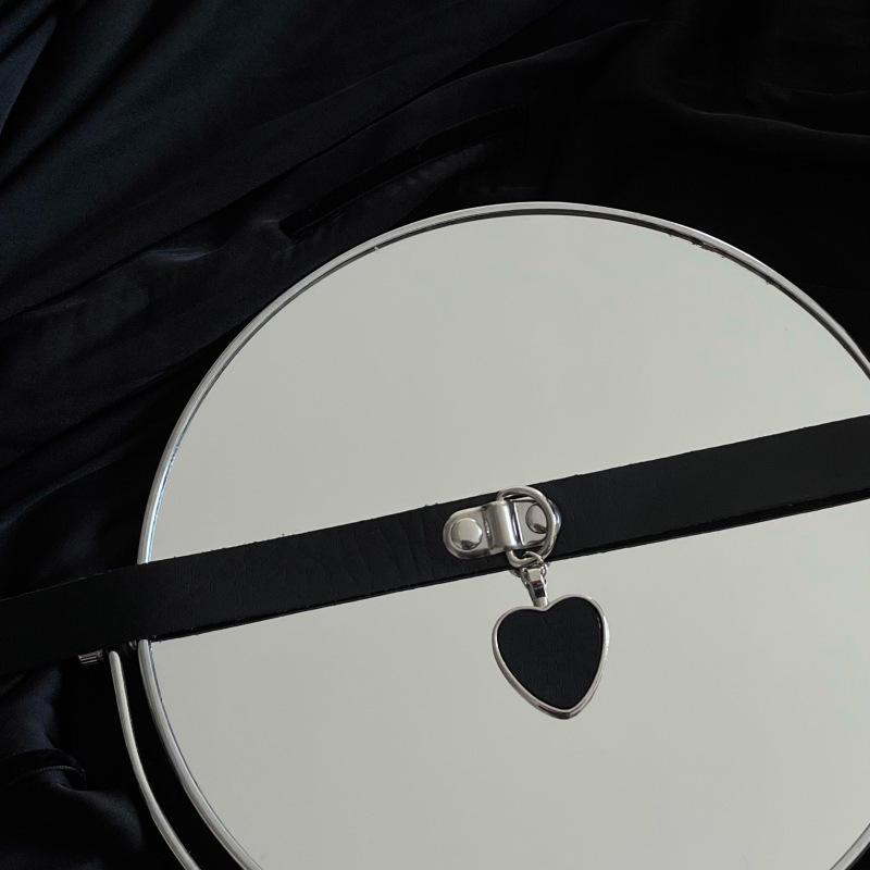 Big Bell PU Leather Harajuku Maid Style Hip Hop Choker Necklace