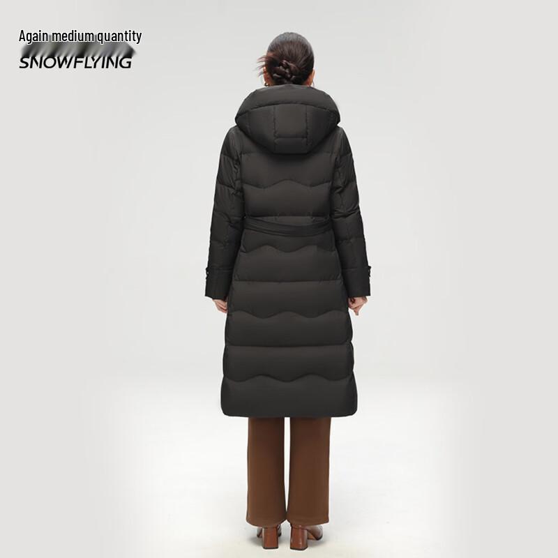 XueZhongFei Women's Hooded Long Winter Down Jacket