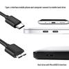 Y-Type Dual Power Boost Cable: Type-C to Micro USB for Mobile Hard Disk and Phone Data Transfer