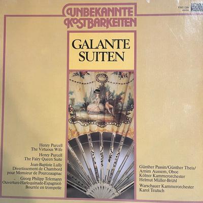 LP Record HENRY PURCELL , JEAN-BAPTISTE LULLY - Galante Suiten 31247752 Schwann Musica 1977 Germany Classical Used