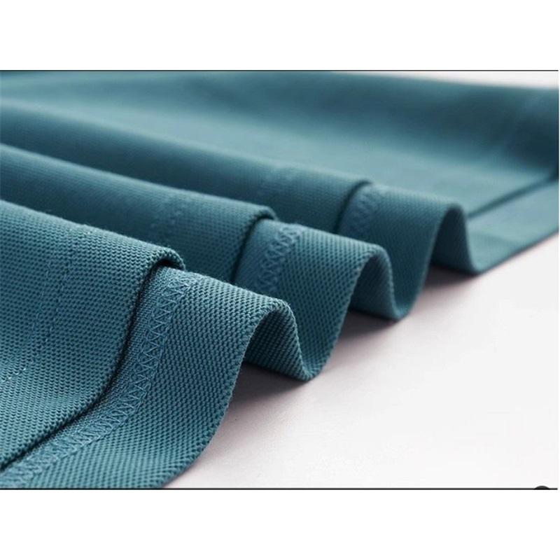 Men's Embroidered Non-iron Polo Shirt Summer Short-sleeved Top