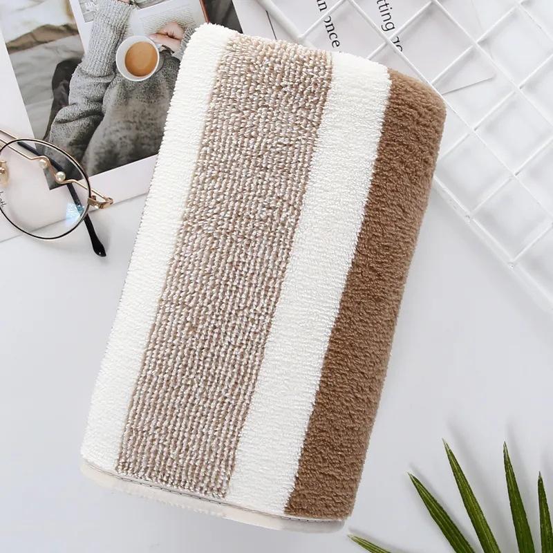 

Высококачественный набор полотенец с полосатым узором для дома, утолщенное мягкое полотенце для рук, банное полотенце, быстросохнущие впитывающие полотенца для ванной