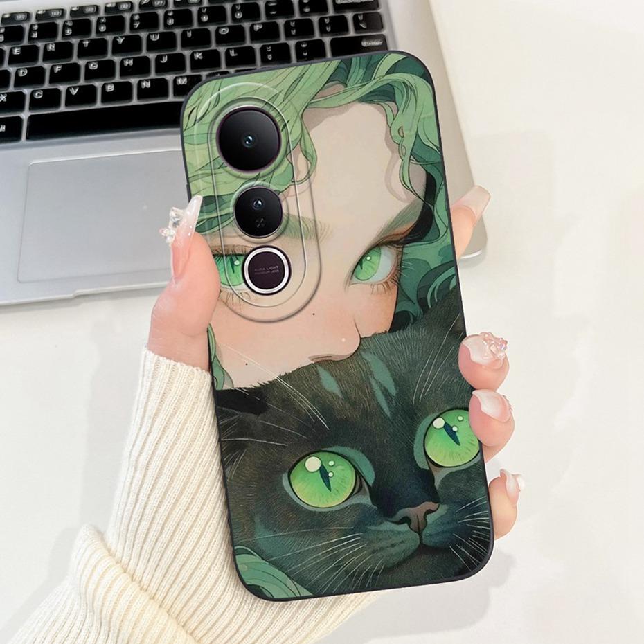 For Vivo V50 Lite V50 2025 Beautiful Butterfly Floral Phone Case For Vivo V50 V 50 V50lite 4G 5G Soft Silicone Shockproof Cases