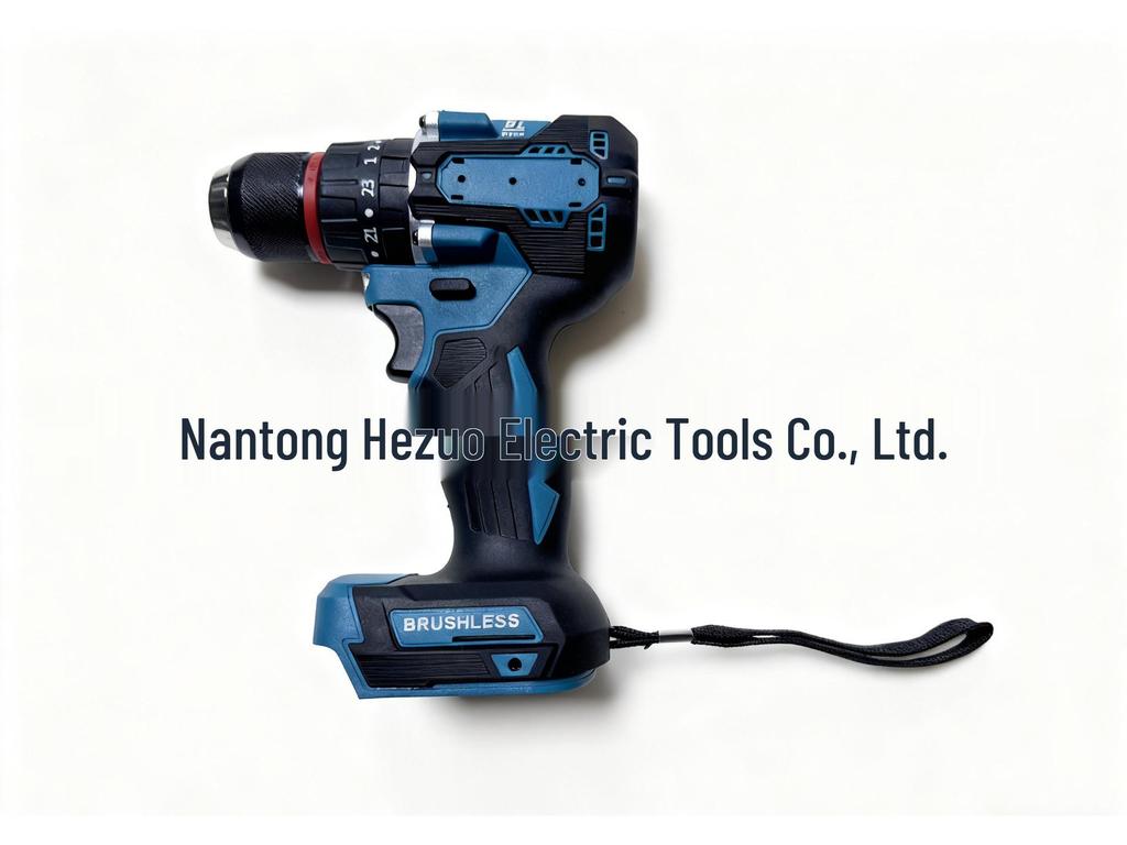 Brushless Lithium Battery Multi-functional Electric Drill & Screwdriver with Pistol Grip and Three-speed Impact Mode