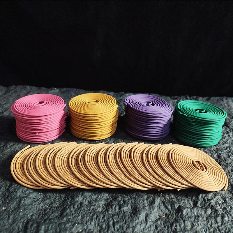 40pcs Natrual Lavender Fragrance Incense Sticks , Spiral Shape Jasmine 3-4 Hours Burning Time for Home Scents Coil Incense