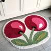 American Flower Carpet Absorbent Bathroom Entrance Carpet Entrance Door Wear Resistant Carpet Home Decoration
