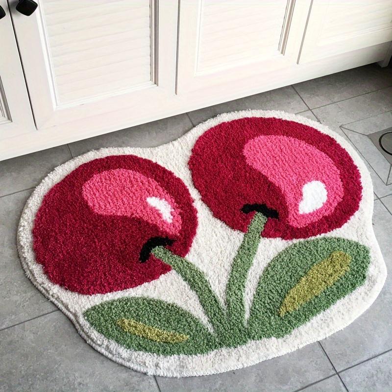American Flower Carpet Absorbent Bathroom Entrance Carpet Entrance Door Wear Resistant Carpet Home Decoration