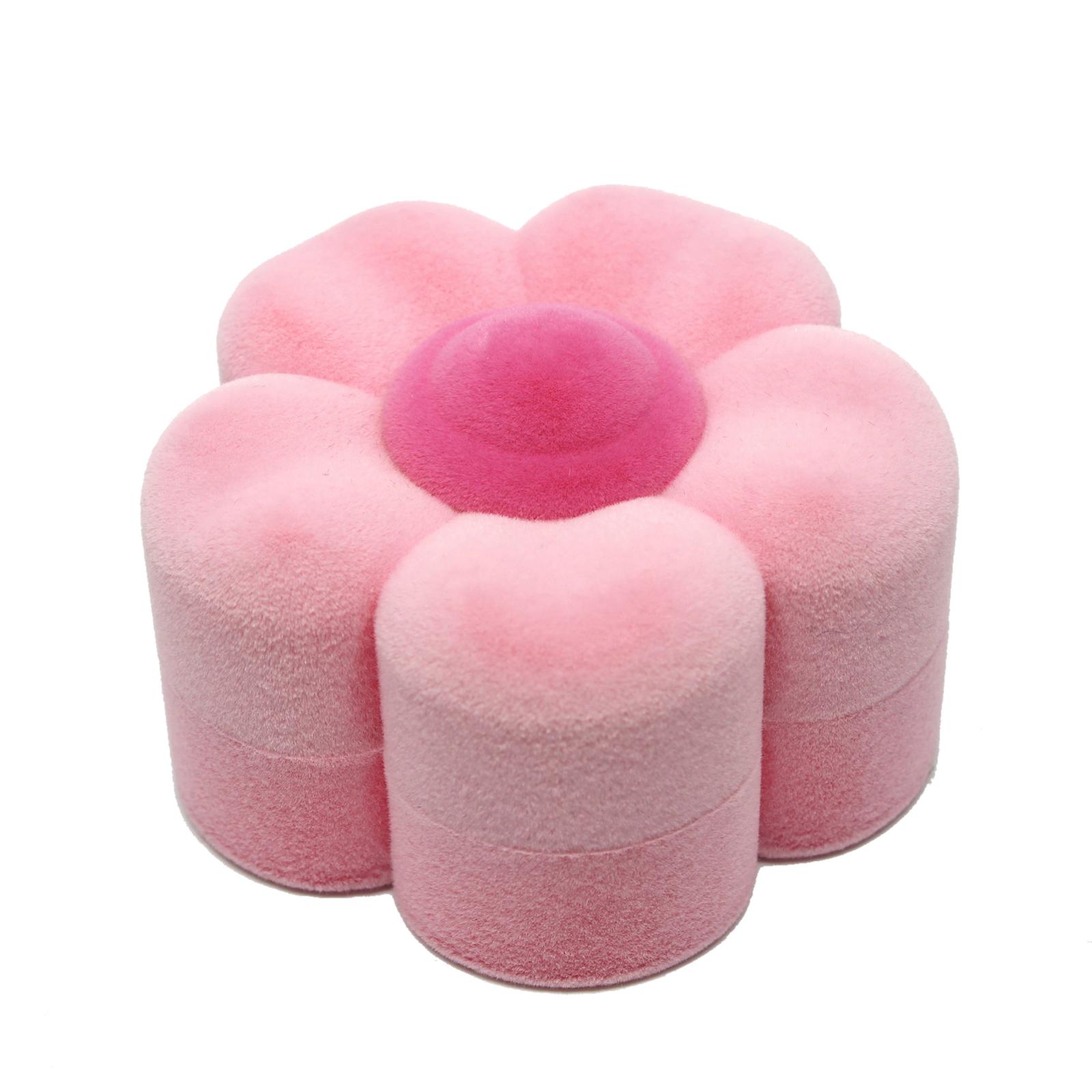 

Элегантная шкатулка для хранения ювелирных изделий с цветочным узором для девочек, плюшевый бархатный органайзер для ювелирных изделий, модная подарочная упаковка с цветущим узором, портативный кейс A