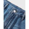 GXG Men's Washed Blue Classic Loose Straight-Leg Denim Jeans