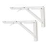 2pcs Folding Table Bracket Wall Mounted Collapsible Shelf Bracket 34cm 13.39in for RV Boat