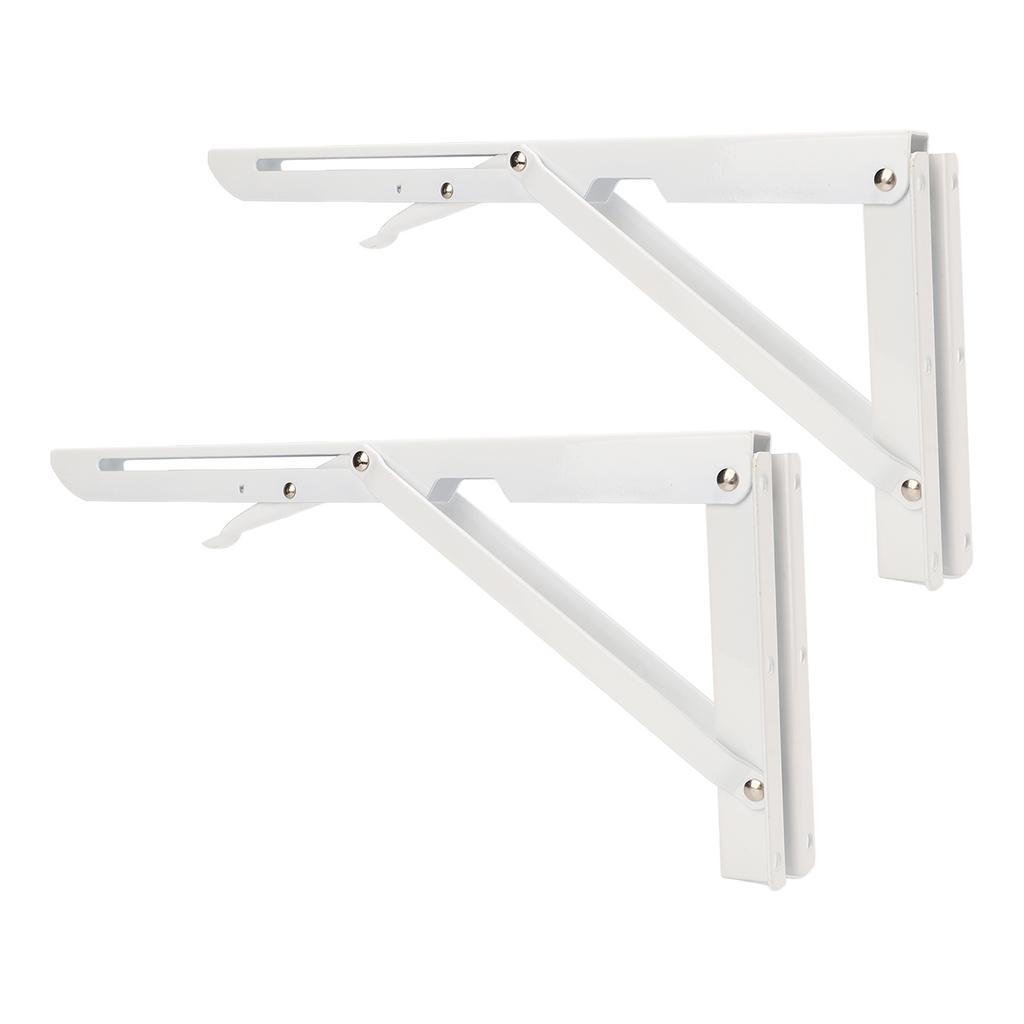 2pcs Folding Table Bracket Wall Mounted Collapsible Shelf Bracket 34cm 13.39in for RV Boat