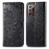 S25 S21 S 22 Ultra S23 S24 Mandala Leder Karten Geldbörse Hülle für Samsung S20 FE Flip Case Samsung Galaxy S22 Plus 25 S26 Abdeckung