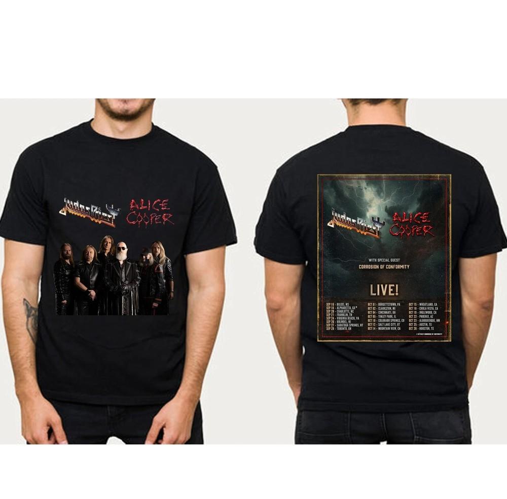 Judas Priest And Alice Cooper North American Tour 2025 T-Shirt