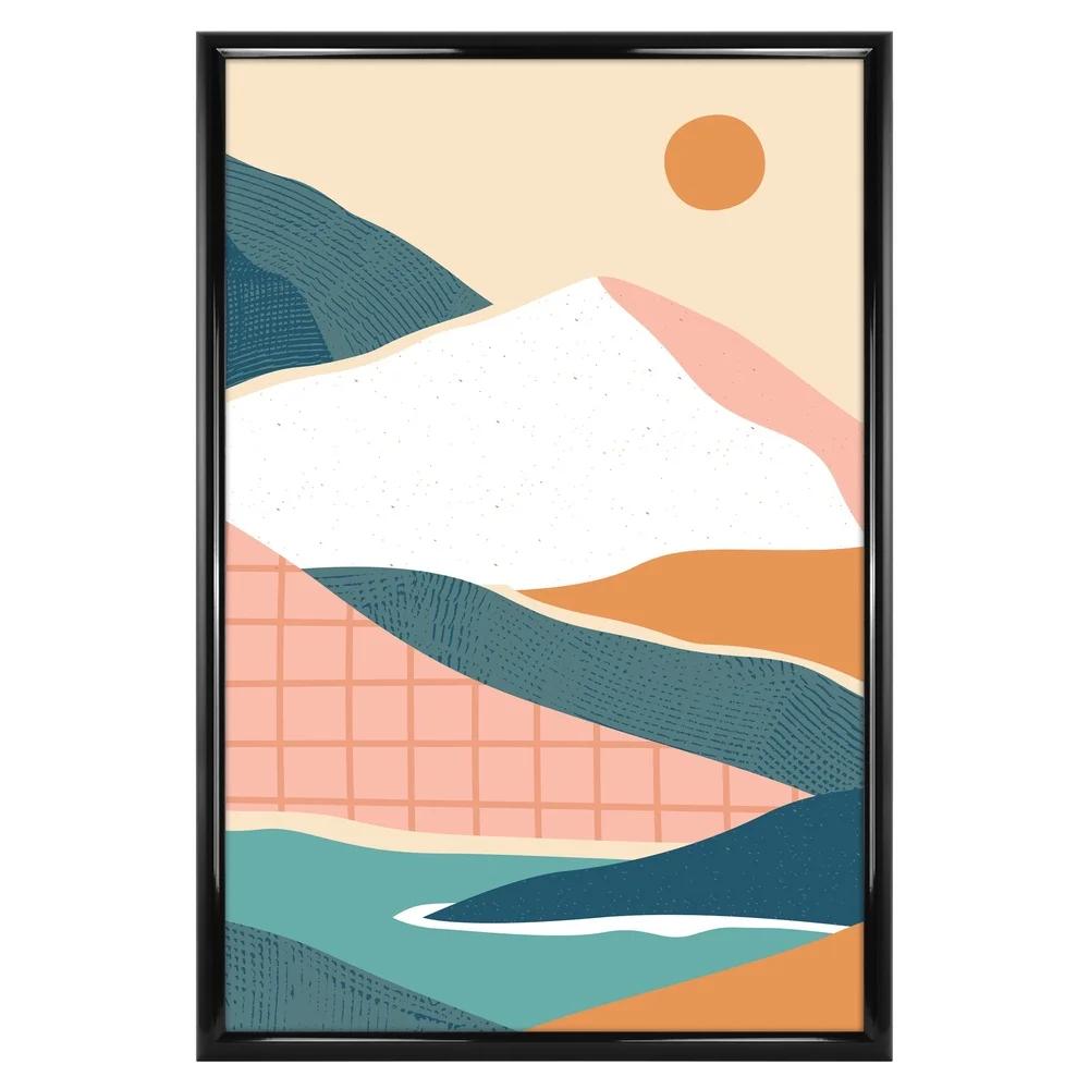 20x30 Black Poster Frame Plastic Lightweight Wall Display Frames Art Prints Photos Vertical Horizontal Hanging Home Office