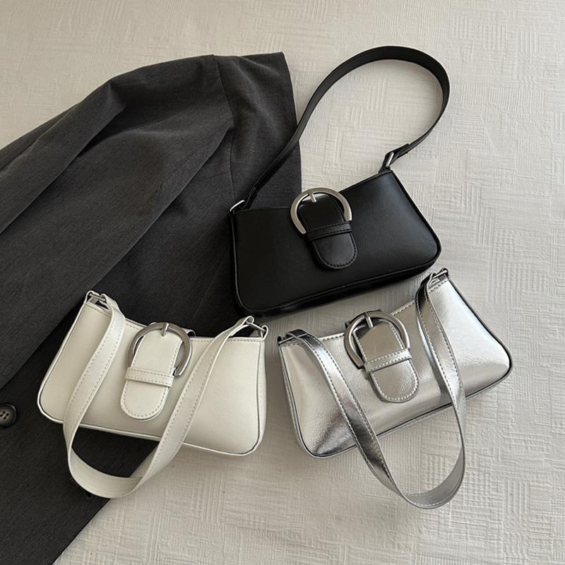 Luxury Handbags Designer Women's Shoulder Bag For Gifts Solid Color Fashion Versatile Crossbody Underarm Bags