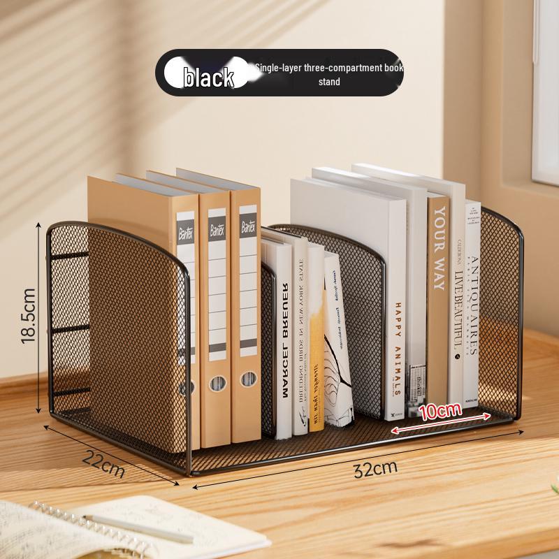 Multi-Layer Desktop Book Stand & Document Organizer
