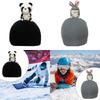 Animal Ski Helmet Cover Decorative Gift Keep Warm Winter Skiing Helmet Cover