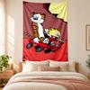 Calvin and Hobbes Tapestry highquality for decorating living room bedroom dorm walls ideal as bedroom wallart orholiday gift