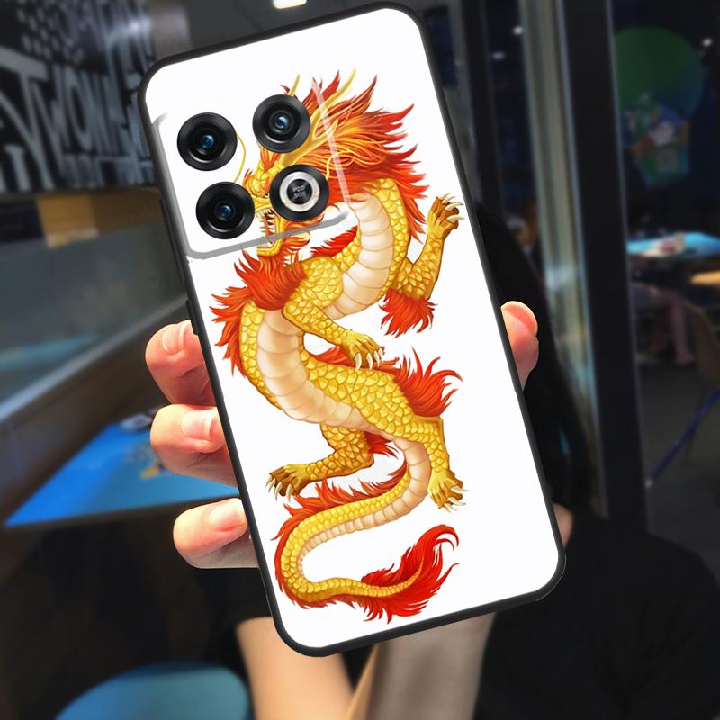 Chinese Dragon Funda For OnePlus 10T 8T 9RT 12 13 13R 11 9 10 Pro OnePlus Nord 4 CE 2 3 Lite N20 N30 Case
