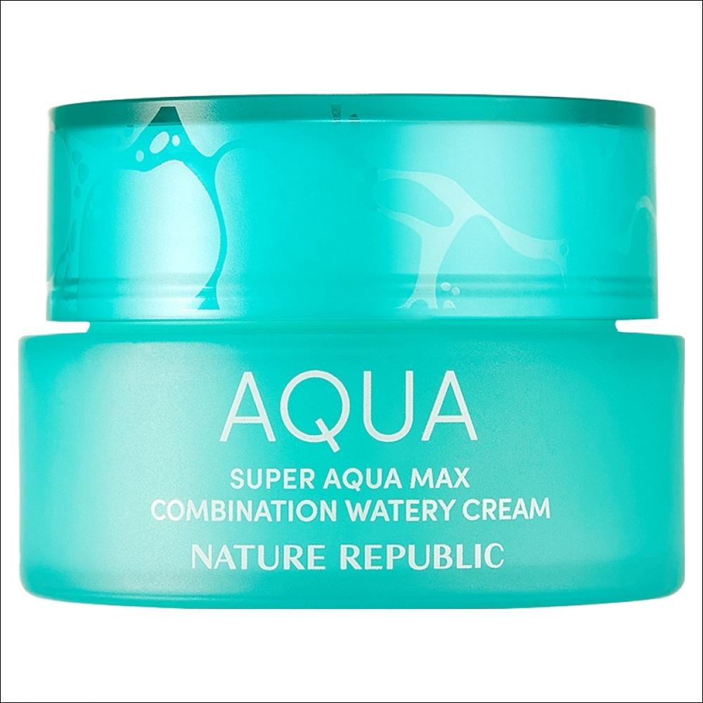 Nature Republic Super Aqua Max Увлажняющий крем для комбинированной кожи – 80 мл 30ml x 2EA