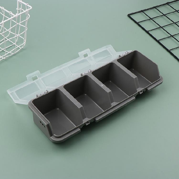 Plastic Sorting Box Tool Part Container Bin with Lid  Jewelry Storage Case Tool Box for Sorting Tools and Accessories