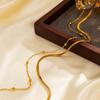 Sexy Gold Color Bead Double Layered Waist Chain for Women Simple Metal Geometric Snake Chain Belly Chain Body Jewelry Gifts