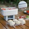 Cooker Pot with Easy To Carry Foldable Handle for Camping Trekking Meals Aluminum Alloy Steamer Outdoor Cooking Pots