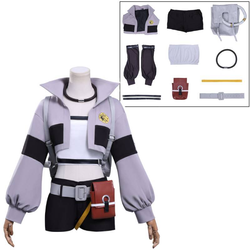 Gachi Akuta Riyu Zanka Enjin Rudo Cosplay Costume For Adults With Polyester Fabric For Anime Character Role Play Riyu,S