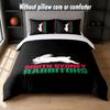 South Sydney Rabbitohs Design Bed Bedding Set 1 Duvet Cover + 2 Pillowcases Soft Breathable Household Bed Linens