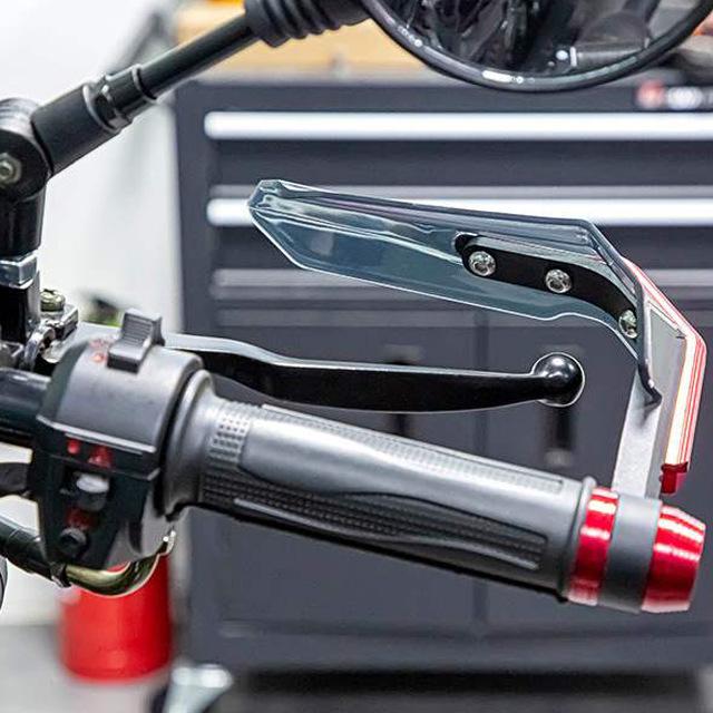 Yamaha Fuxi 125 Jog i Cow Horn Handguard: Anti-Fall Brake Protection Modification
